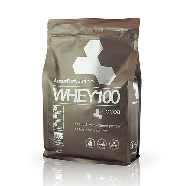 linuspro Whey100 kakao proteinpulver